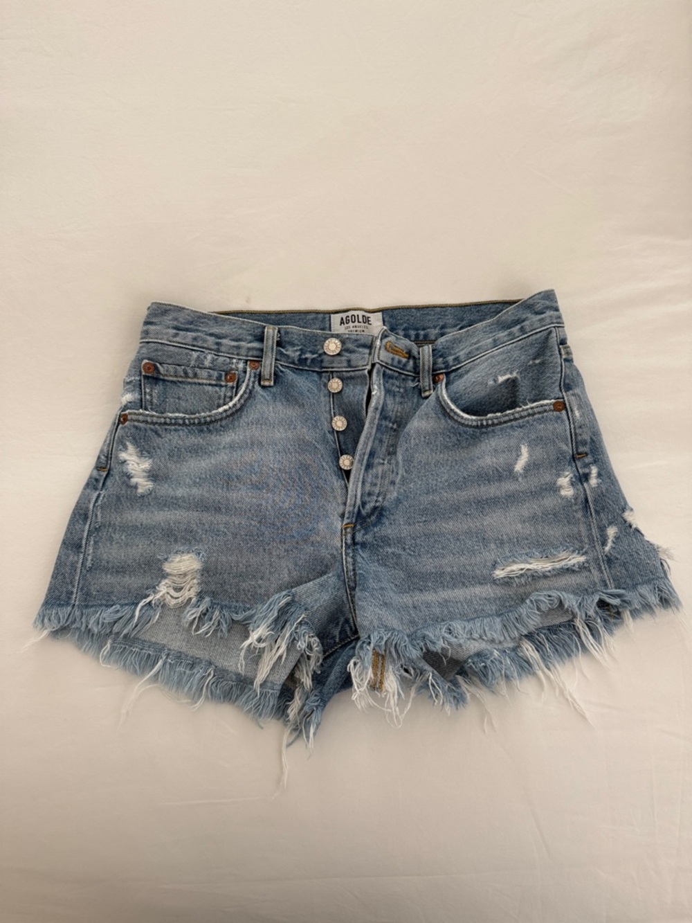Agolde Parker Vintage Cutoff Shorts in Swapmeet